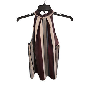 NWOT L striped Unknown Tank Top